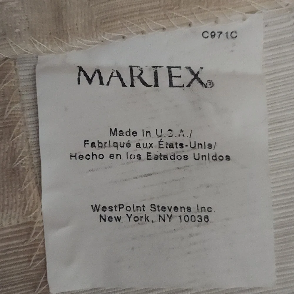 Vintage Martex patchwork Valance Curtain